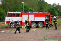 Cvičení hasičů